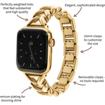 Herringbone Band for the Apple Watch - Goldenerre Women's Apple Watch Bands and Jewelry