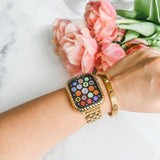 Shiny Cable Case for the Apple Watch (Series 4-8, SE2) - Goldenerre Women's Apple Watch Bands and Jewelry