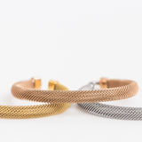Mesh Cuff Bracelet - Goldenerre Women's Apple Watch Bands and Jewelry
