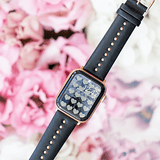 Black Stud Band for the Apple Watch - Goldenerre Women's Apple Watch Bands and Jewelry