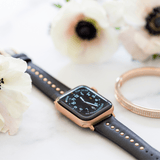 Black Stud Band for the Apple Watch - Goldenerre Women's Apple Watch Bands and Jewelry