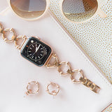 Classic Link Band for the Apple Watch - Goldenerre Women's Apple Watch Bands and Jewelry