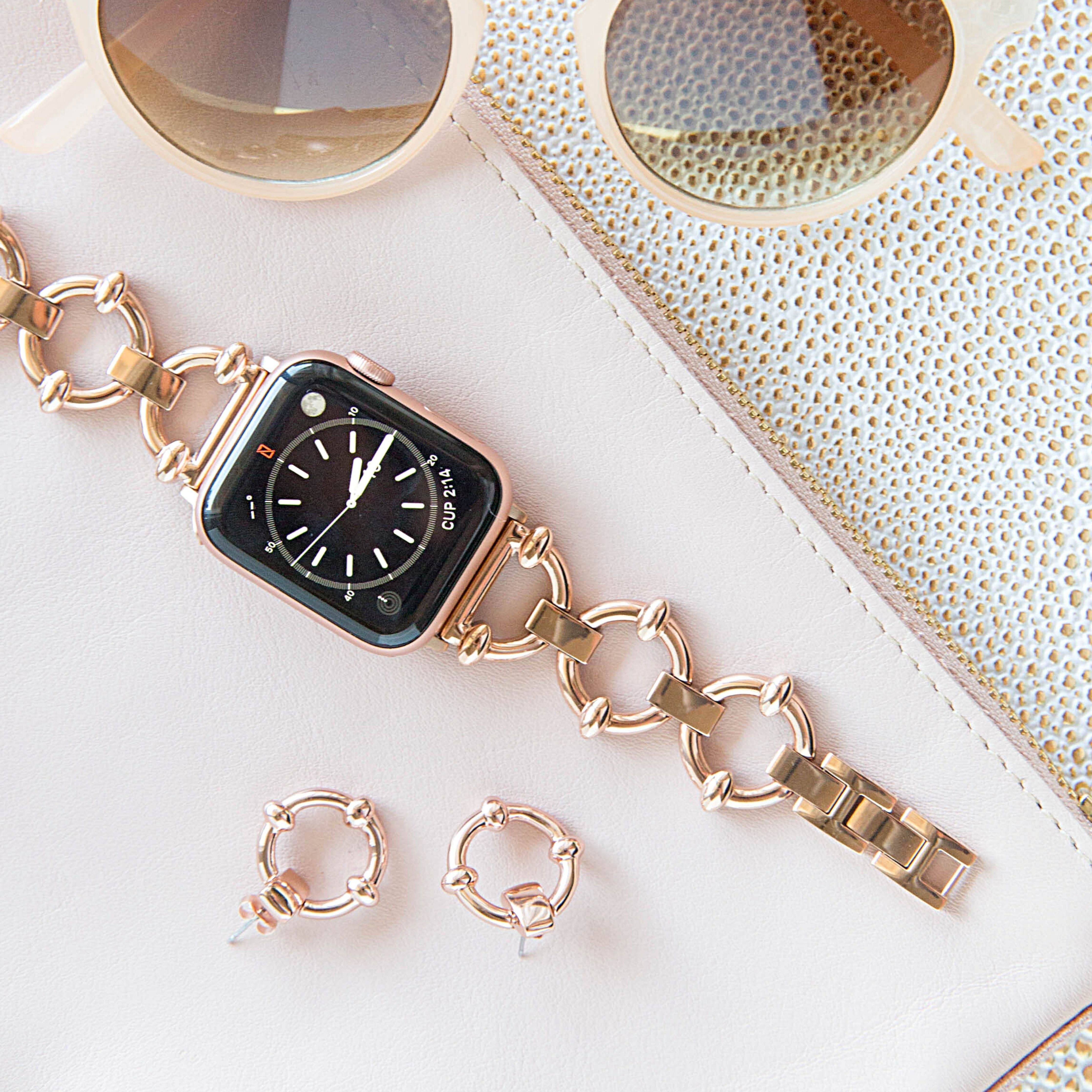 Classic Link Band for the Apple Watch - Goldenerre Women's Apple Watch Bands and Jewelry