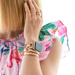 Classic Link Band for the Apple Watch - Goldenerre Women's Apple Watch Bands and Jewelry