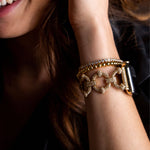 Crystal Pavé Link Band for the Apple Watch - Goldenerre Women's Apple Watch Bands and Jewelry