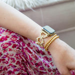 Crystal Pavé Link Band for the Apple Watch - Goldenerre Women's Apple Watch Bands and Jewelry