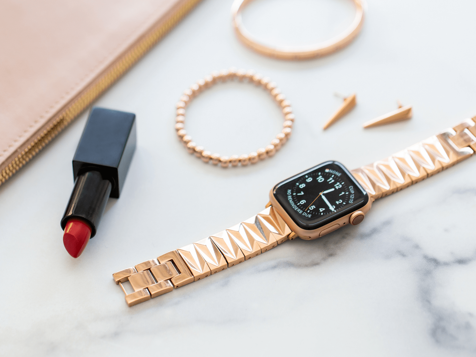 Pyramid Band for the Apple Watch - Goldenerre Women's Apple Watch Bands and Jewelry