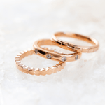 Rose Gold Stacking Rings - Goldenerre Women's Apple Watch Bands and Jewelry