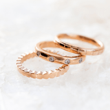 Rose Gold Stacking Rings - Goldenerre Women's Apple Watch Bands and Jewelry
