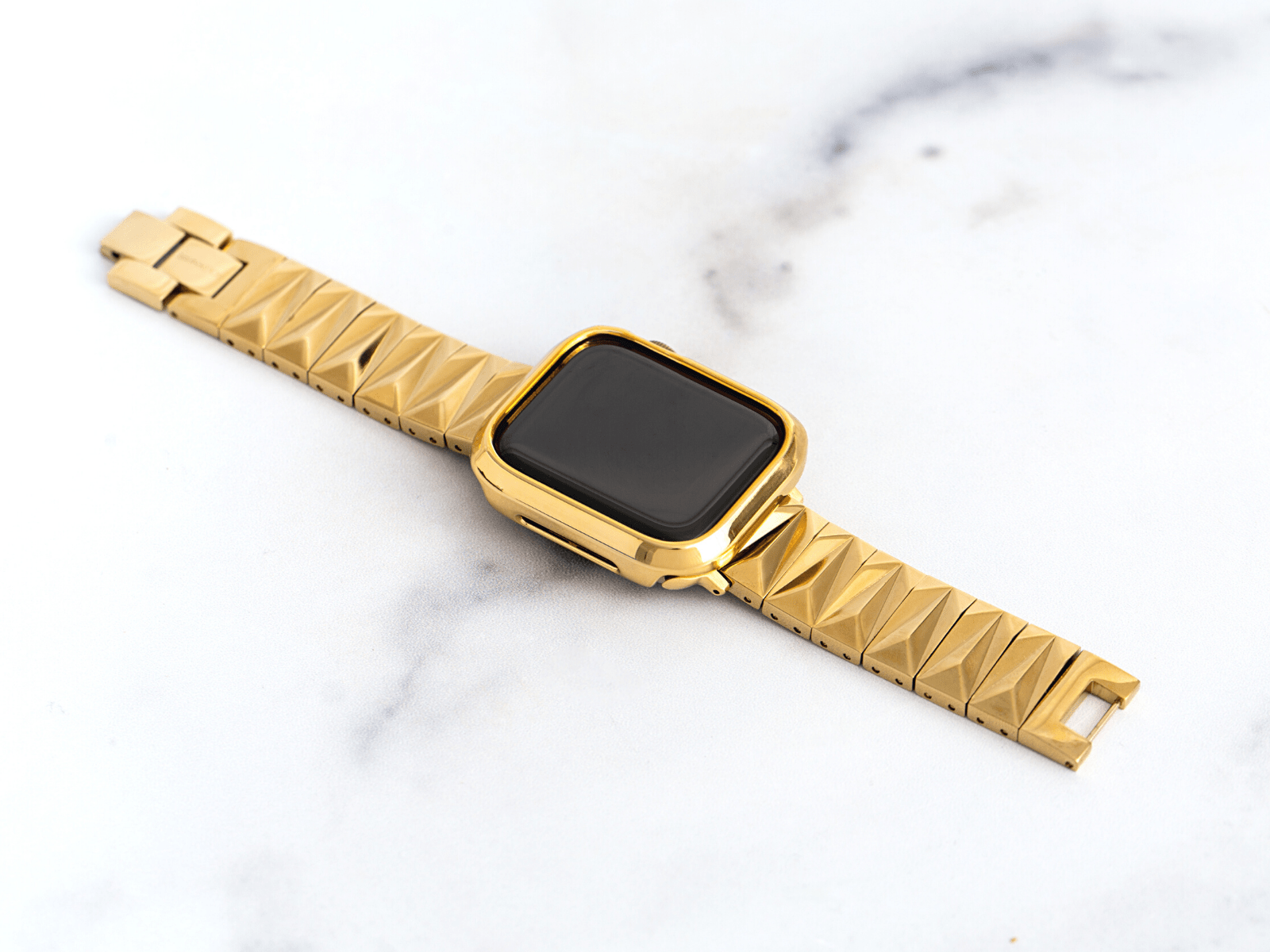 Shiny Open Face Case for the Apple Watch (Series 4-7) - Goldenerre Women's Apple Watch Bands and Jewelry