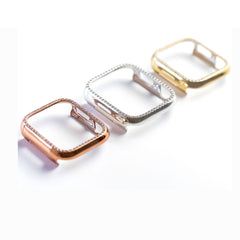Rhinestone Open Face Case for the Apple Watch (Series 4-8, SE2) - Goldenerre Women's Apple Watch Bands and Jewelry