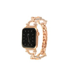 Crystal Pavé Link Band for the Apple Watch - Goldenerre Women's Apple Watch Bands and Jewelry