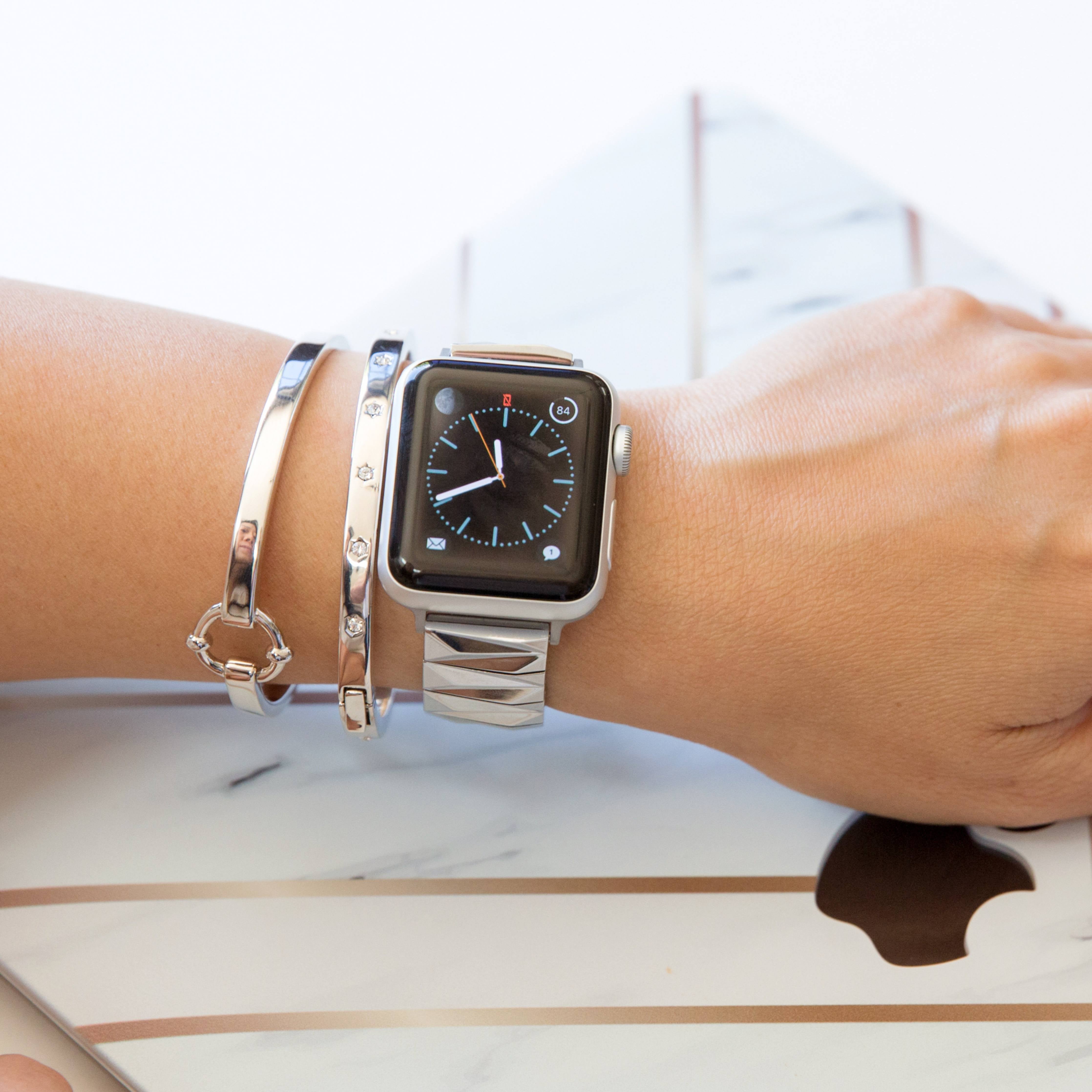 Pyramid Band for the Apple Watch - Goldenerre Women's Apple Watch Bands and Jewelry
