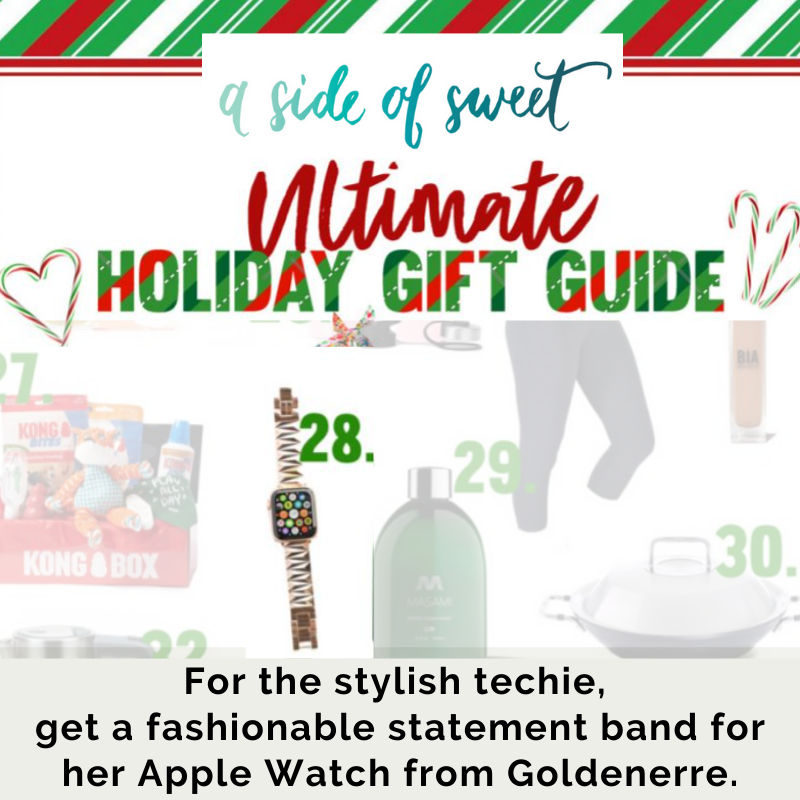 gift guide apple watch band for women from Side of Sweet Blog