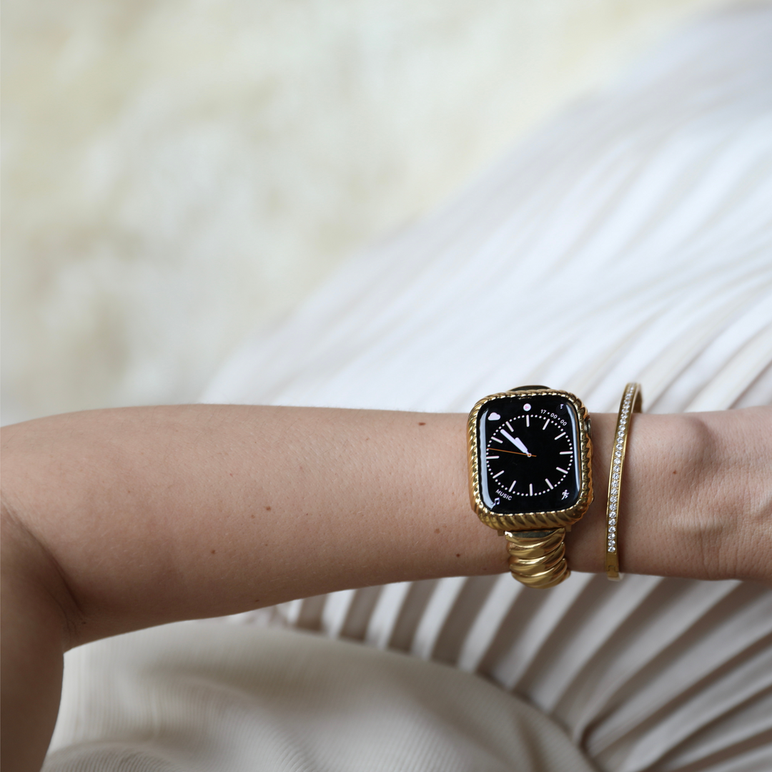 Best strap for gold apple watch clearance