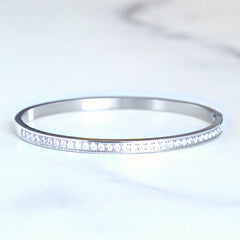 Stainless Steel Rhinestone Bracelet - Final Sale