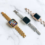 Shiny Cable Case for the Apple Watch (Series 4-8, SE2) - Goldenerre Women's Apple Watch Bands and Jewelry