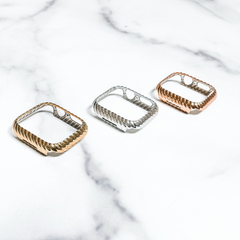 Shiny Cable Case for the Apple Watch (Series 4-8, SE2) - Goldenerre Women's Apple Watch Bands and Jewelry