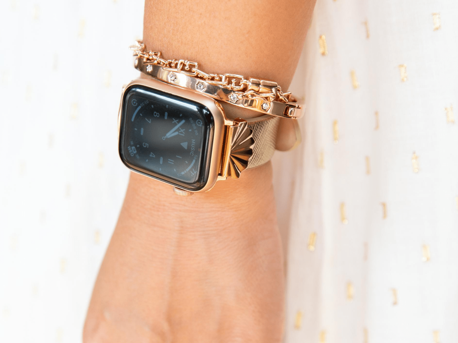 Starburst Band for the Apple Watch - Goldenerre Women's Apple Watch Bands and Jewelry