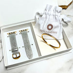 Limited Edition Bento Box: Pavé Stack - Goldenerre Women's Apple Watch Bands and Jewelry