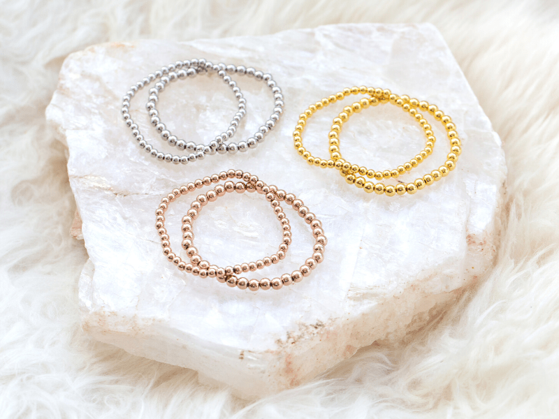 Shiny Beaded Bracelet - Goldenerre Women's Apple Watch Bands and Jewelry