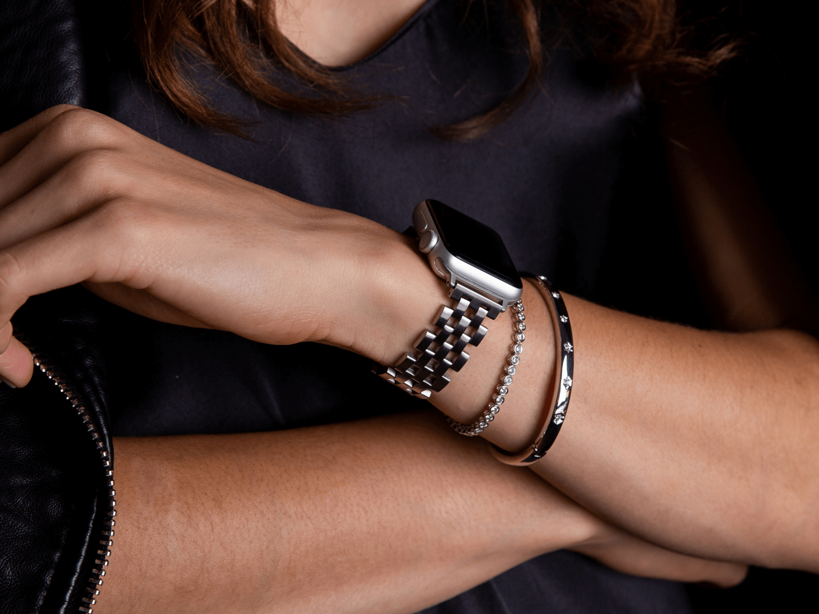 Tennis Bracelet - Goldenerre Women's Apple Watch Bands and Jewelry