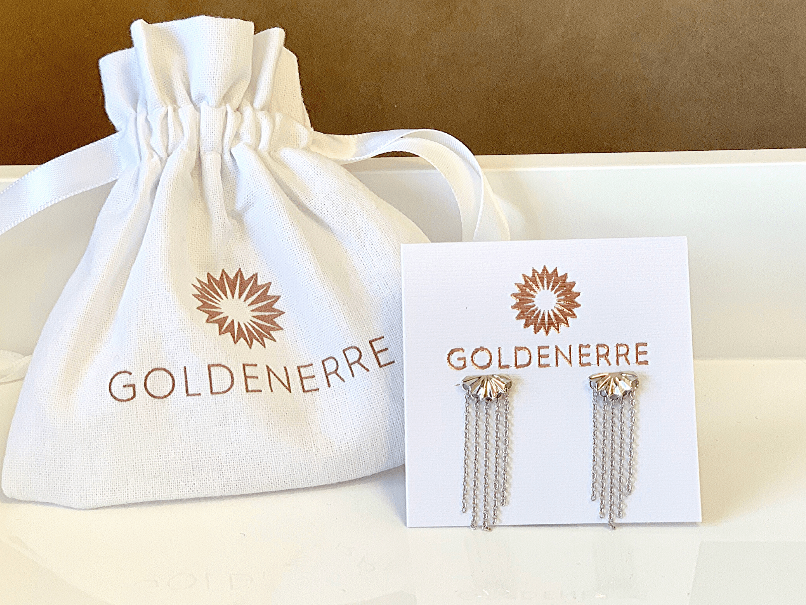 Starburst Earring with Fringe - Goldenerre Women's Apple Watch Bands and Jewelry