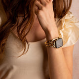 Herringbone & Star Bracelet Set - Goldenerre Women's Apple Watch Bands and Jewelry