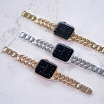 Herringbone & Star Bracelet Set - Goldenerre Women's Apple Watch Bands and Jewelry