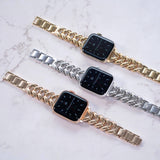 Herringbone & Star Bracelet Set - Goldenerre Women's Apple Watch Bands and Jewelry