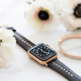 Black Stud Band for the Apple Watch - Goldenerre Women's Apple Watch Bands and Jewelry
