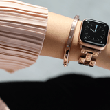 Hammered Link Band for the Apple Watch - Goldenerre Women's Apple Watch Bands and Jewelry