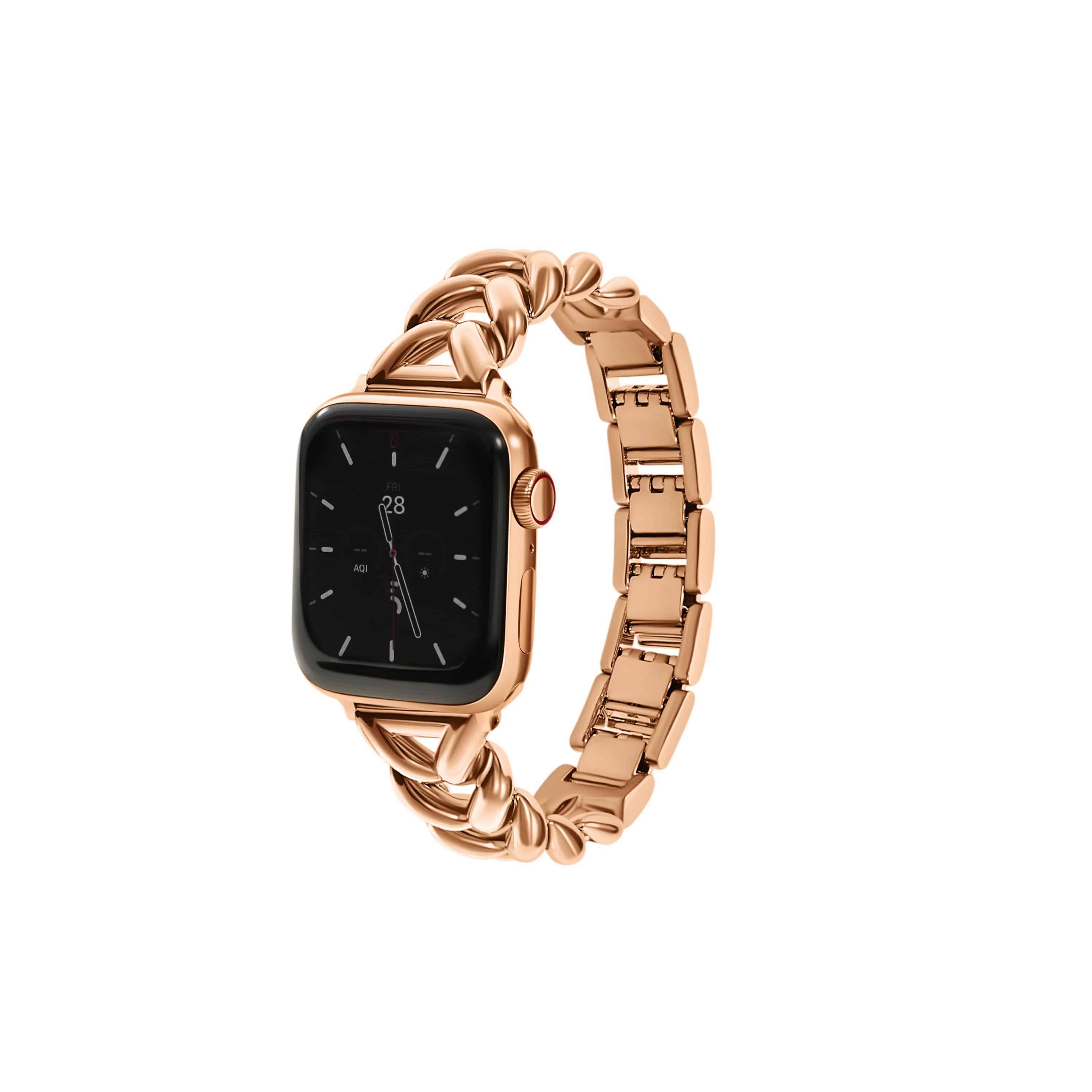 Herringbone Band for the Apple Watch - Goldenerre Women's Apple Watch Bands and Jewelry