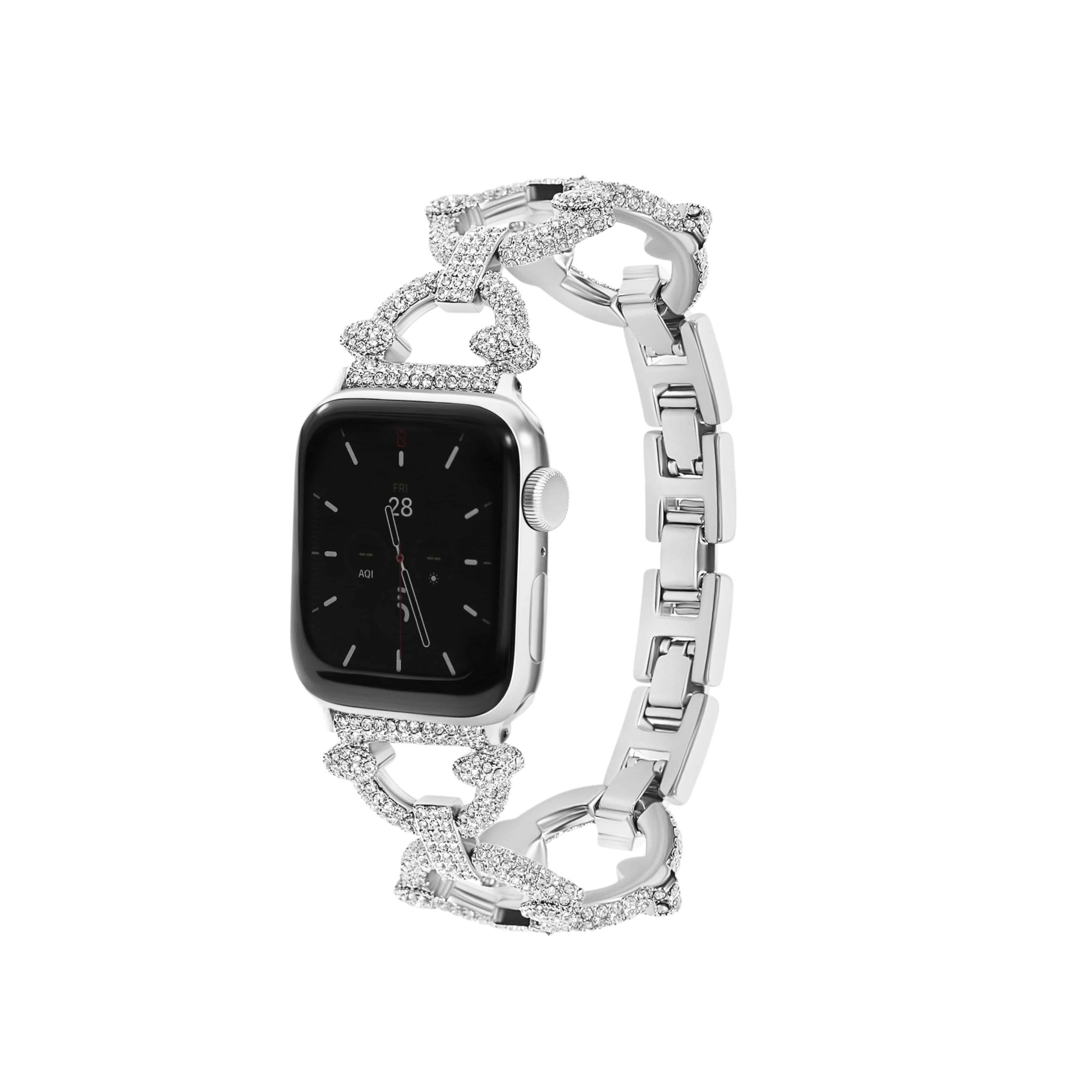 Swarovski crystal discount apple watch band