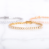 Pearl Tennis Bracelet - Goldenerre Women's Apple Watch Bands and Jewelry